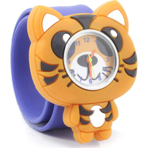 Wacky Watches Παιδικό Ρολόι Με Λουράκι Σιλικόνης Slap Τίγρης