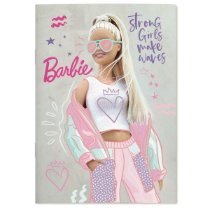 Gim Τετράδιο Ριγέ Β5 40φυλλο Barbie Πολύχρωμο