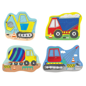 Floss & Rock Τα Πρώτα μου Παζλ 3-4-6-8 Τεμ. Κατασκευές