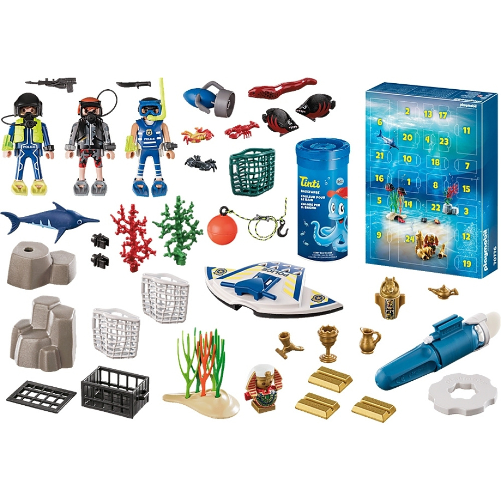 Playmobil City Action Advent Calendar Xmas Ημερολόγιο Με Αστυνόμους - Χριστουγεννιάτικα