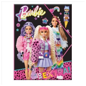 Gim Ντοσιέ Λάστιχο A4 Barbie