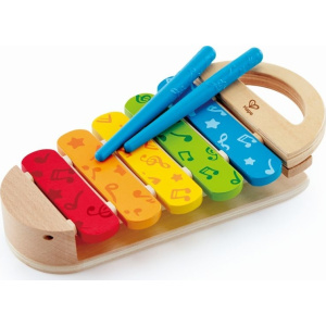 Hape Early Melodies Ξύλινο Ξυλόφωνο Rainbow